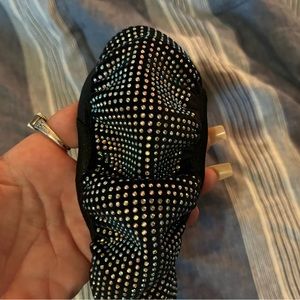 Multicolor bedazzled steering wheel cover